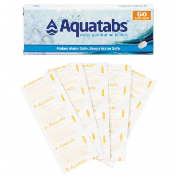 Wasser Aufbereitungstabletten Medentech, Aquatabs 50 Tabletten outdoor